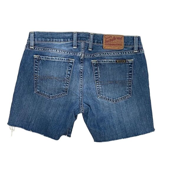 Lucky Brand Dungarees by Gene Montesano Sweet Dream Bermuda Short Size 6/28 - Picture 1 of 6
